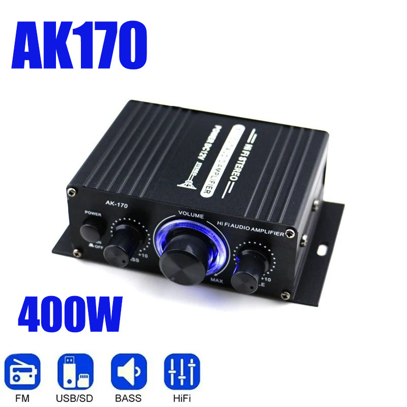 Audio Music Generator - AK170 Mini Digital Power Audio Car