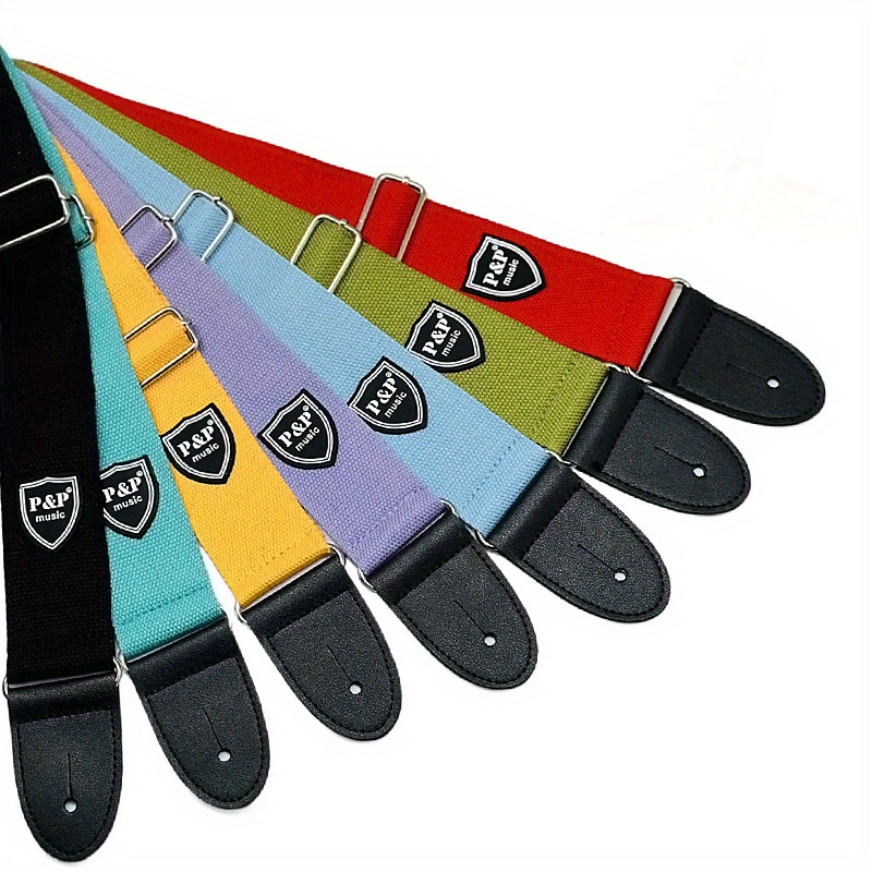 Guitar Strap Padded - Vibrant Color Guitar Strap - Soft