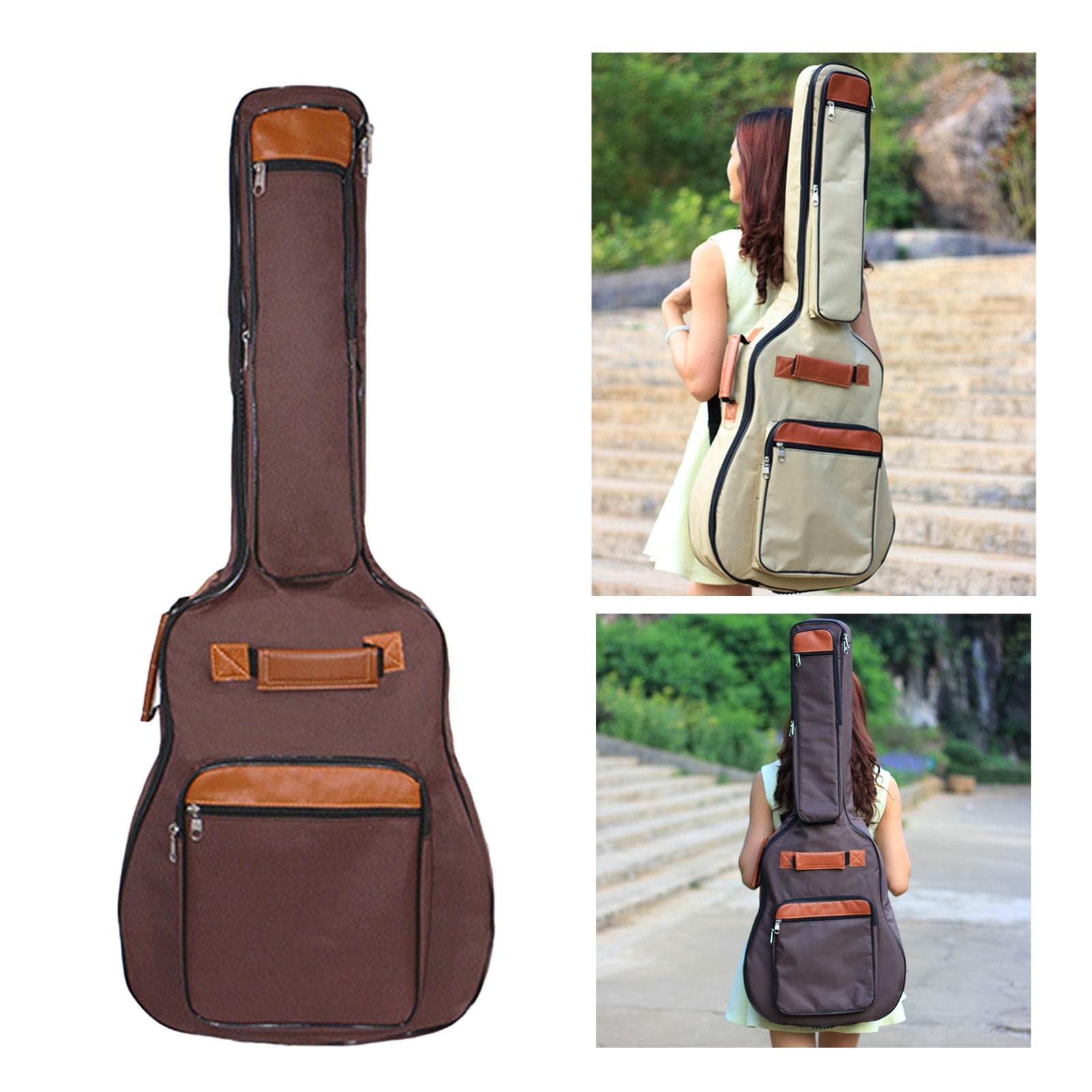 Guitar Strap Padded - Miwayer-Acoustic Guitar Bag, 41-Inch Bag, Waterproof,