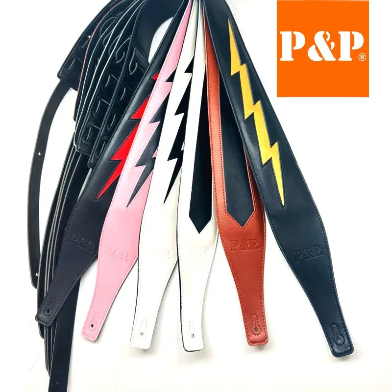 Guitar Strap Padded - PP Guitar Strap Leather Shoulder Pad