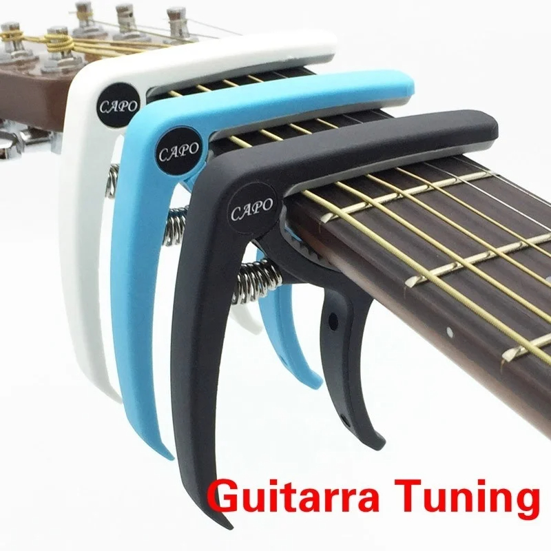 Guitar Tuner Clip - Plastic Guitar Capo for 6 String