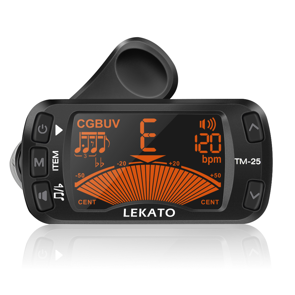 Guitar Tuner Clip - LEKATO Clip On Tuner Guitar Tuner