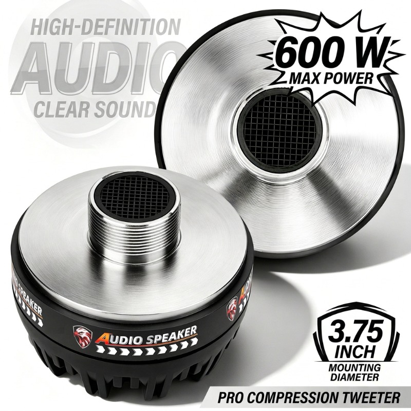 Audio Music Generator - 2 Pcs 3.75 Inch Titanium Tweeter