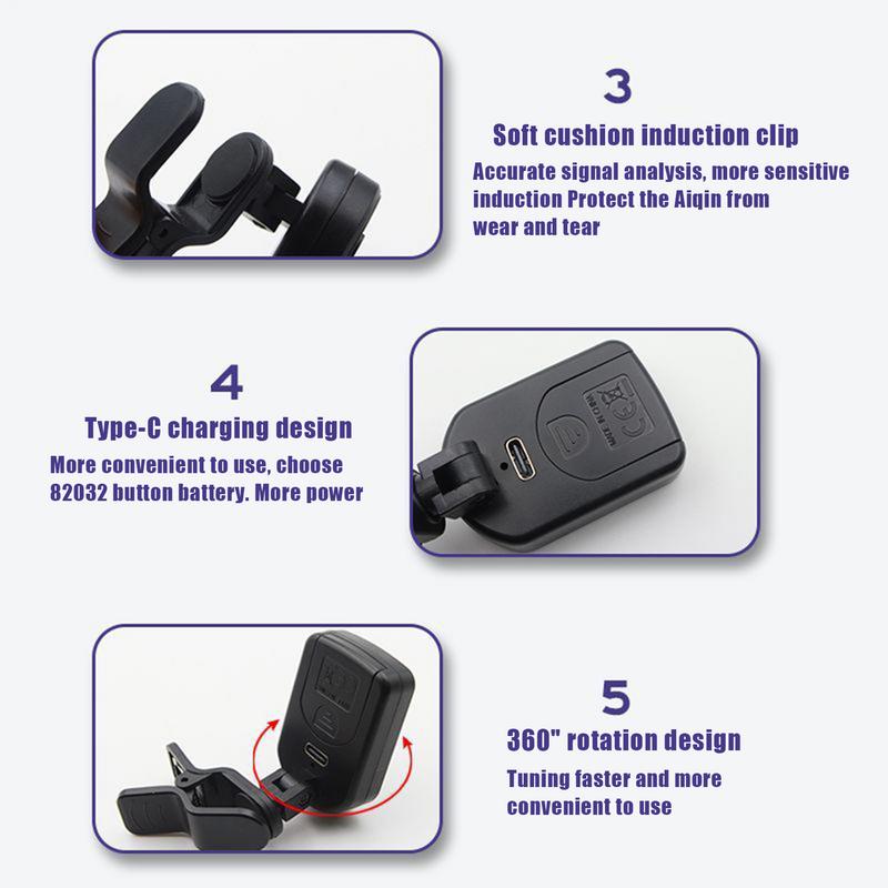 Clip On Tuner For Guitar Recha - Guitar Tuner Clip ulasan dan harga