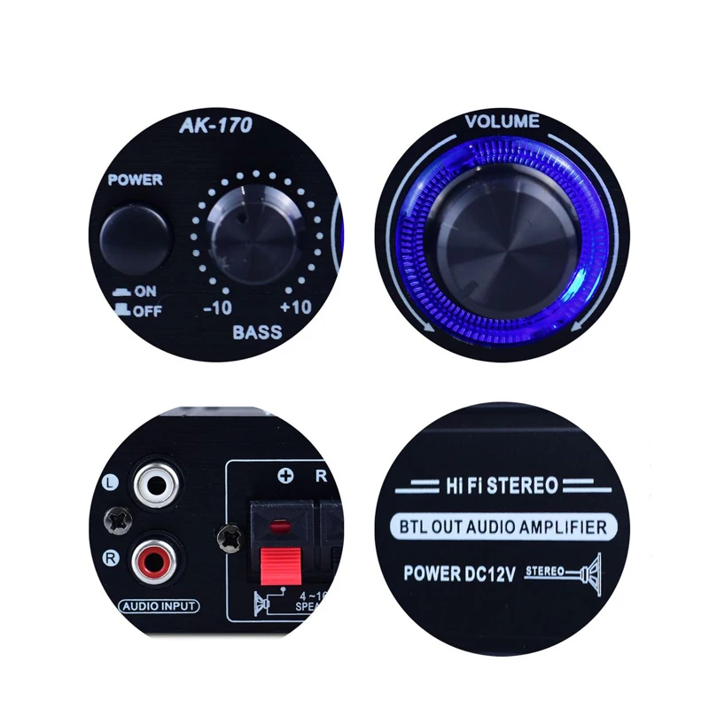 AK170 Mini Digital Power Audio - Audio Music Generator ulasan dan harga