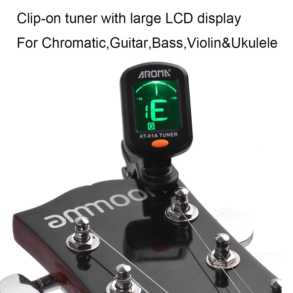 Guitar Tuner Foldable Rotatabl - Guitar Tuner Clip ulasan dan harga
