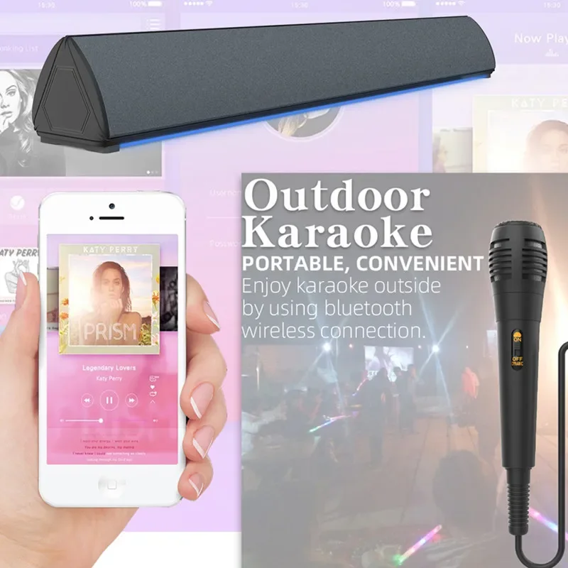 60W Wireless TV PC Soundbar Bl - Audio Music Generator ulasan dan harga