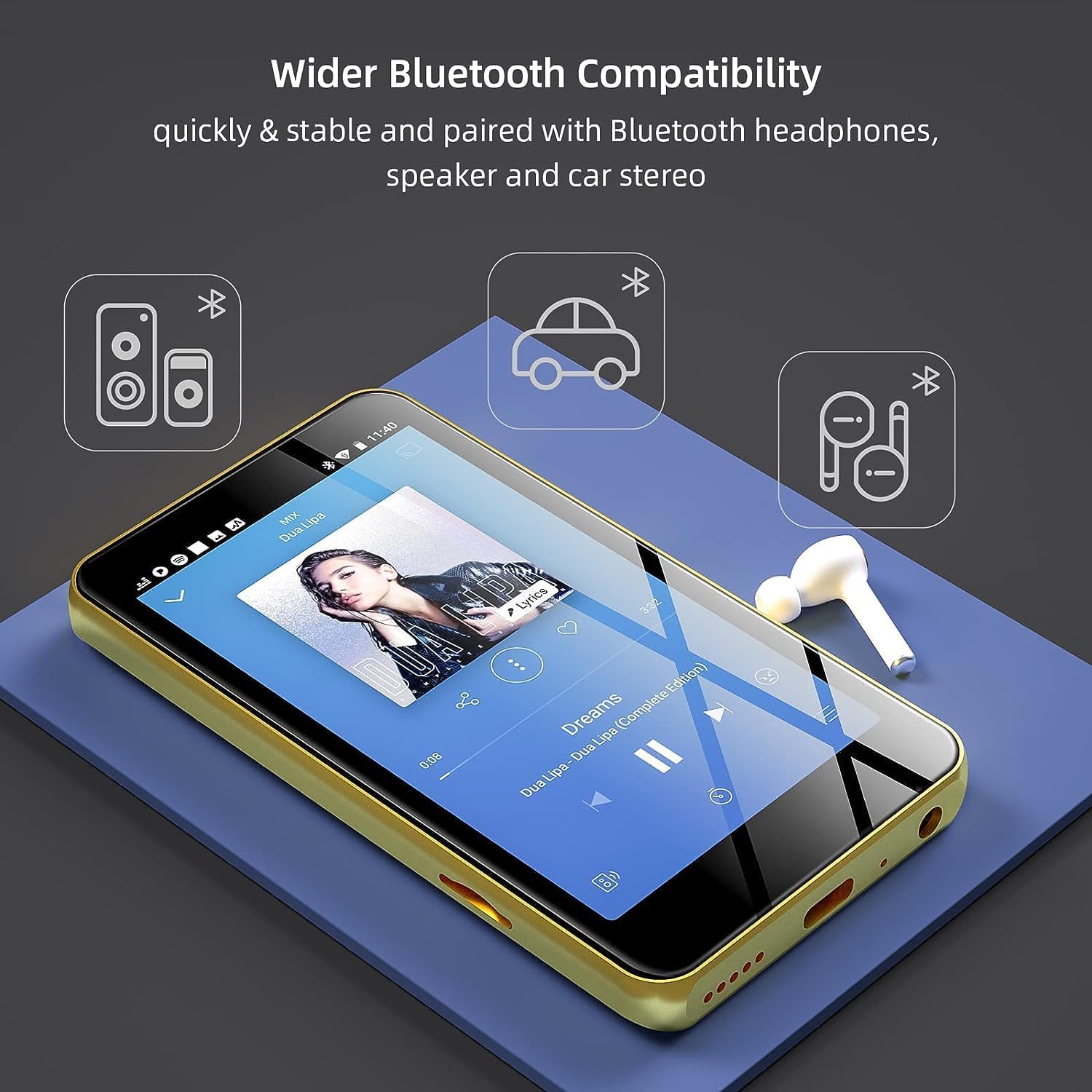 Reproductor MP4/MP3 Player Blu - Music Audiobook ulasan dan harga