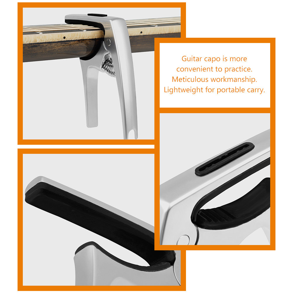 Guitar Capo Metal Sturdy Const - Guitar Tuner Clip ulasan dan harga