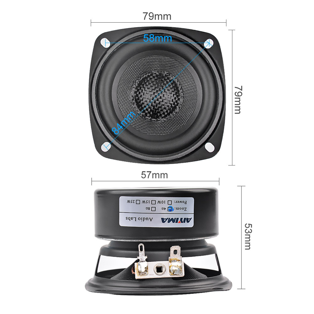 AIYIMA 2Pcs 3 Inch Audio Porta - Audio Music Generator ulasan dan harga