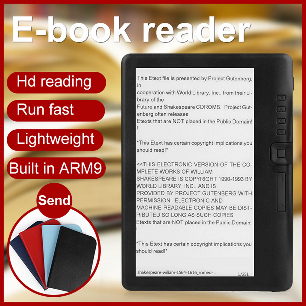 E-book Reader with 7-inch HD T - Music Audiobook ulasan dan harga