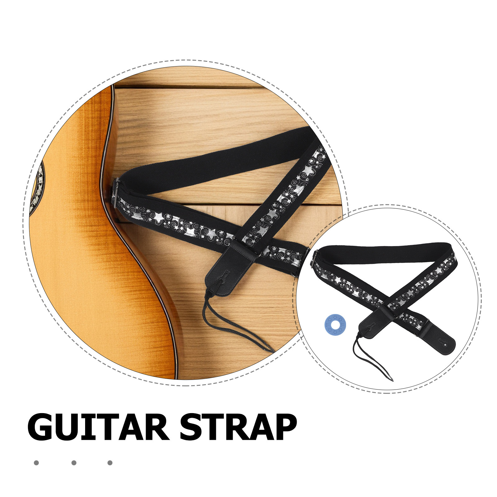 Adjustable Guitar Strap Wide P - Guitar Strap Padded ulasan dan harga