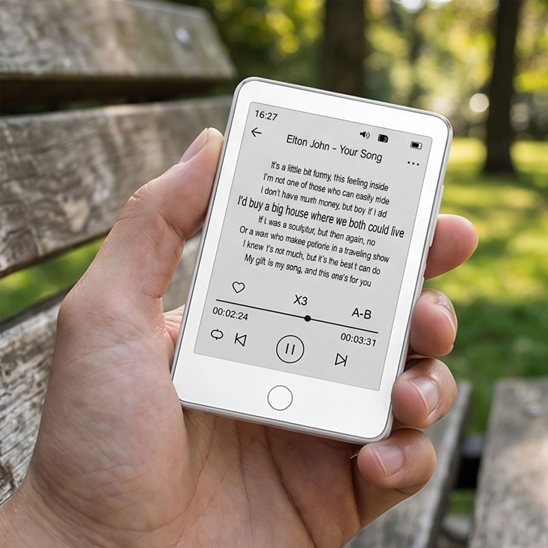 64GB 2.7‘’-3.5‘’inch E-ink Scr - Music Audiobook ulasan dan harga