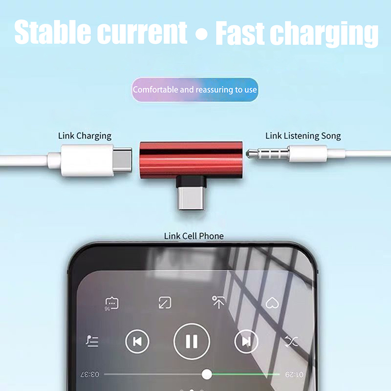 USB Type-C To 3.5 Mm Headphone - Audio Music Splitter ulasan dan harga
