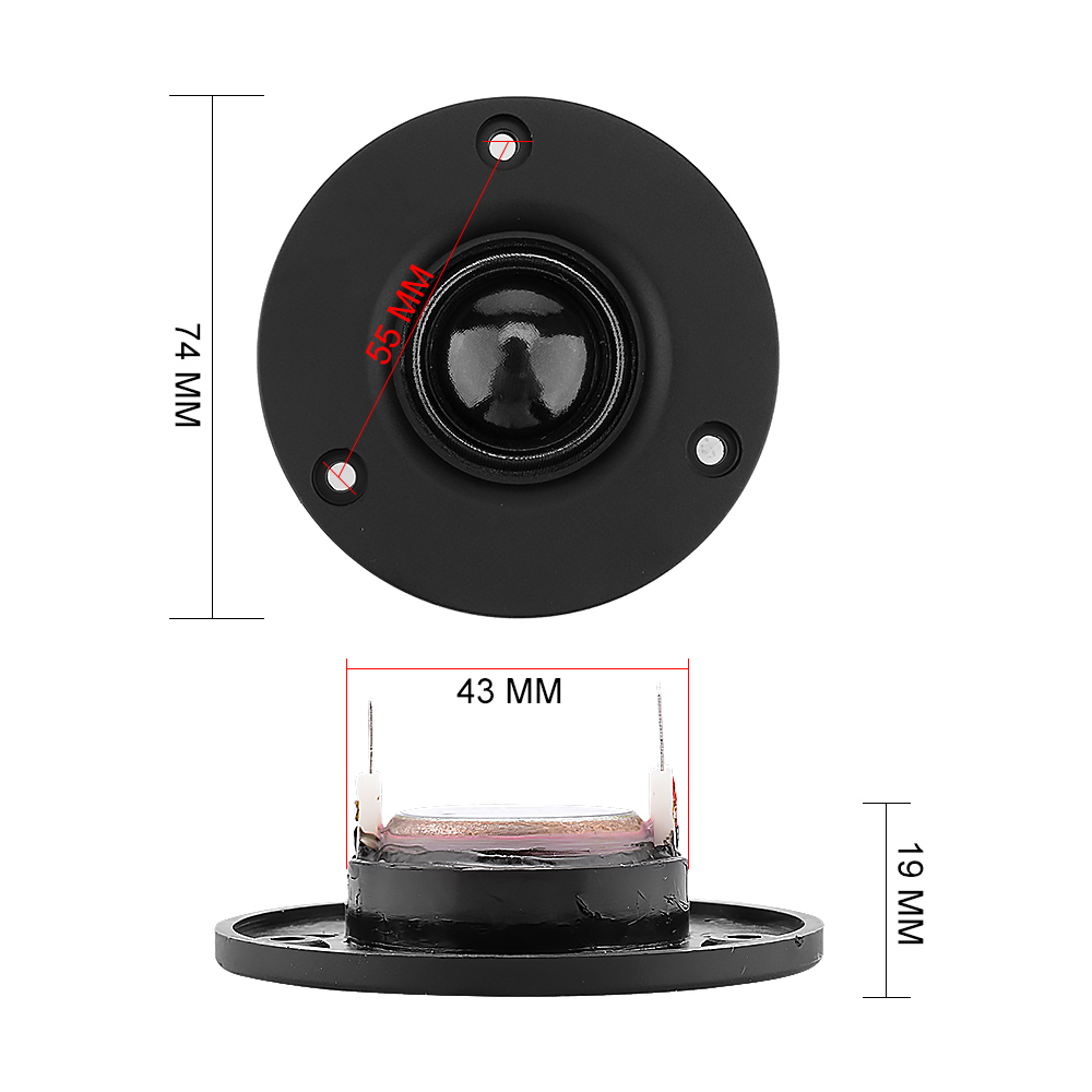 AIYIMA 2Pcs 3 Inch Tweeter Sou - Audio Music Generator ulasan dan harga