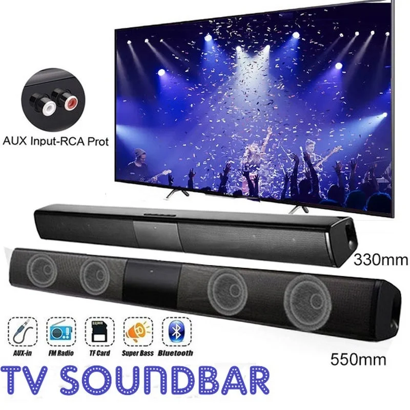 40W High Power Soundbar for TV - Audio Music Generator ulasan dan harga