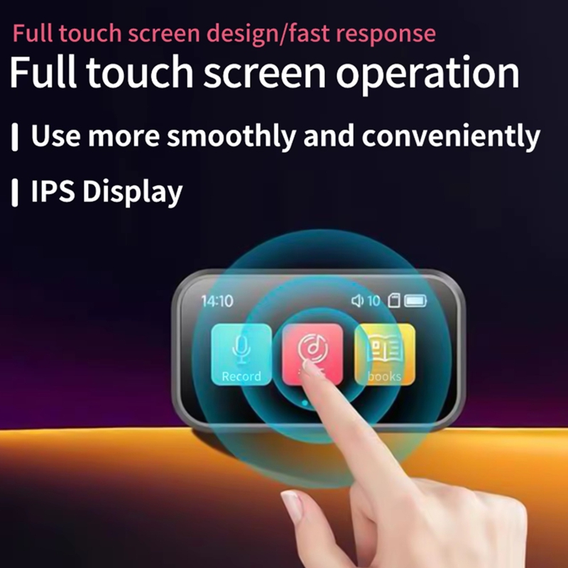 Touch Screen Mini Bluetooth MP - Music Audiobook ulasan dan harga
