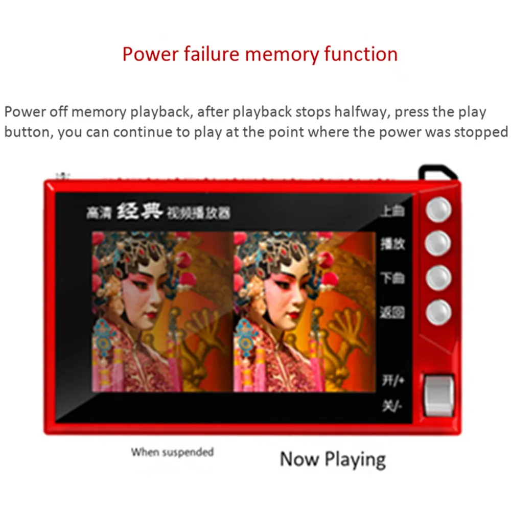 FM Radio TF Card U Disk MP3 Pl - Music Audiobook ulasan dan harga