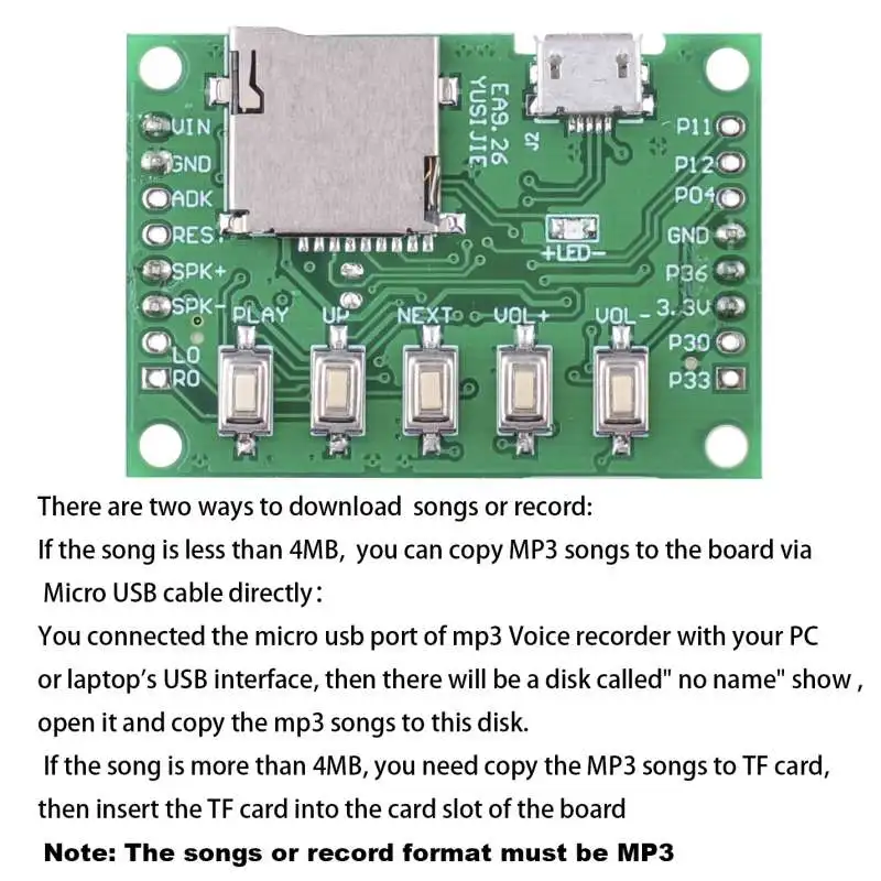 RCmall MP3 Voice Module Kit We - Audio Music For Download ulasan dan harga