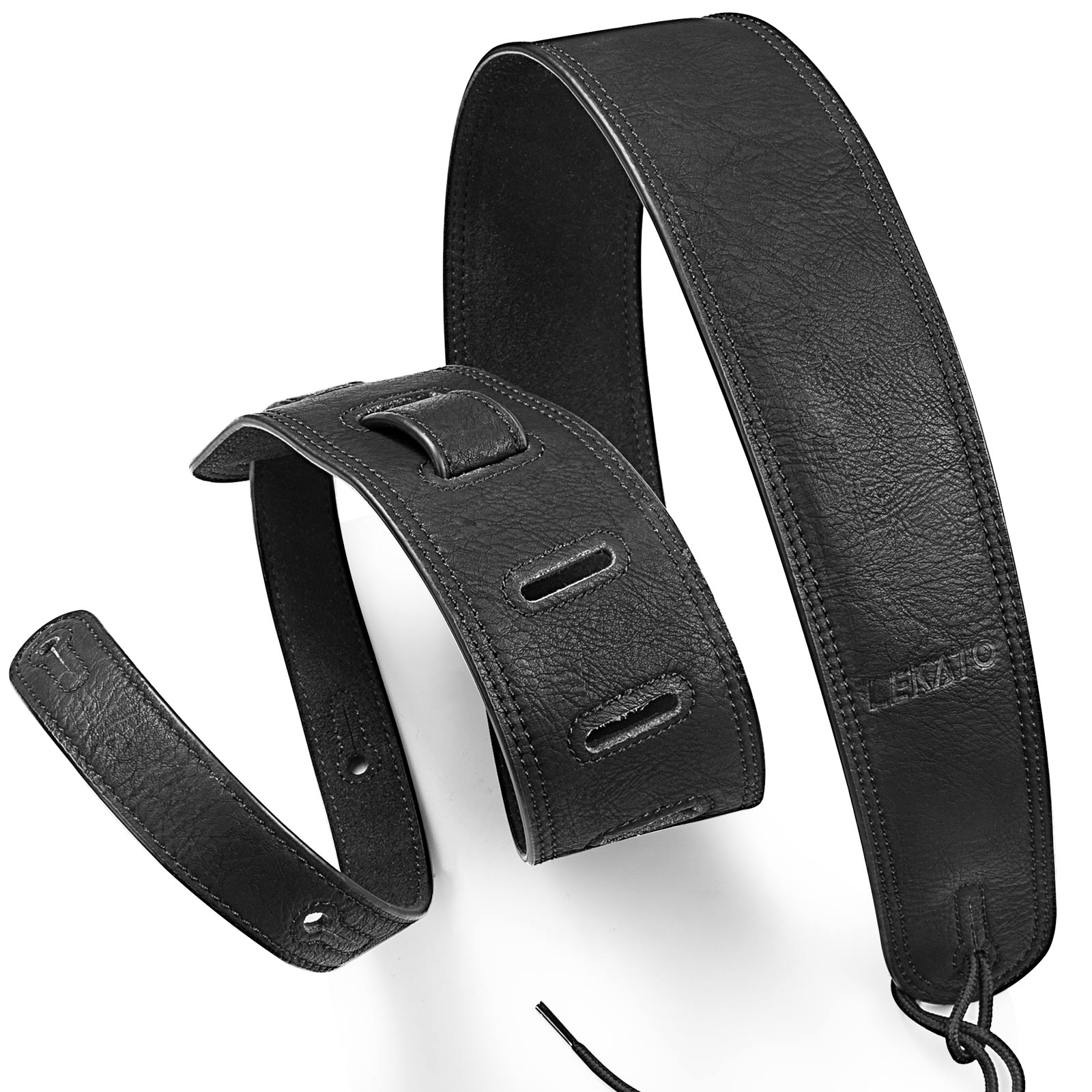 Lekato Bass Guitar Strap Leath - Guitar Strap Padded ulasan dan harga